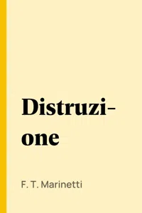 Distruzione_cover