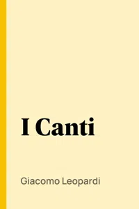 I Canti_cover