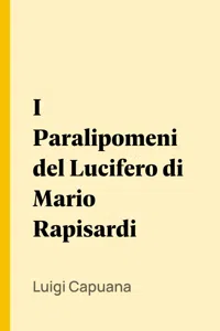 I Paralipomeni del Lucifero di Mario Rapisardi_cover