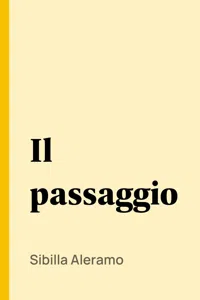 Il passaggio_cover