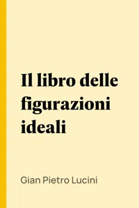 Il libro delle figurazioni ideali_cover