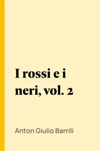 I rossi e i neri, vol. 2_cover