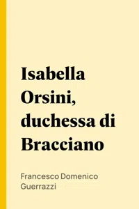 Isabella Orsini, duchessa di Bracciano_cover