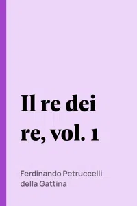 Il re dei re, vol. 1_cover