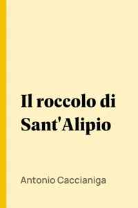 Il roccolo di Sant'Alipio_cover