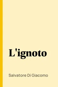 L'ignoto_cover