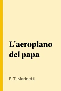 L'aeroplano del papa_cover