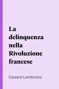 La delinquenza nella Rivoluzione francese_cover