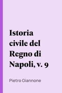 Istoria civile del Regno di Napoli, v. 9_cover