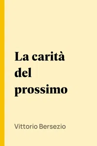 La carità del prossimo_cover