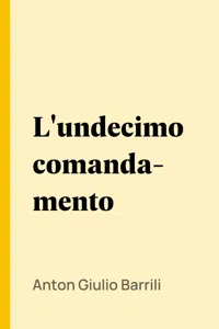 L'undecimo comandamento_cover