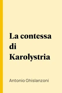 La contessa di Karolystria_cover