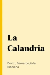 La Calandria_cover