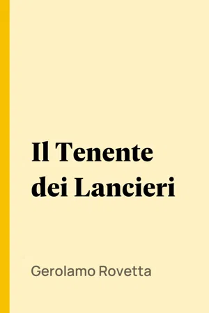 Il Tenente dei Lancieri