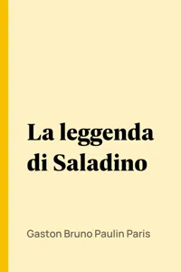 La leggenda di Saladino_cover