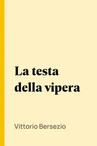 La testa della vipera_cover