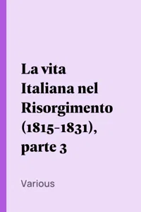 La vita Italiana nel Risorgimento, parte 3_cover