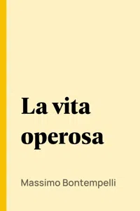 La vita operosa_cover