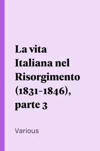 La vita Italiana nel Risorgimento, parte 3_cover