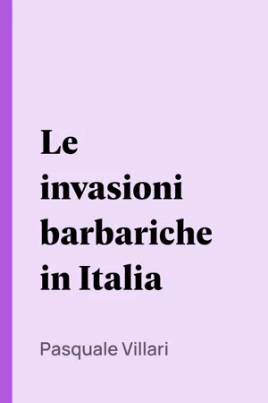 Le invasioni barbariche in Italia