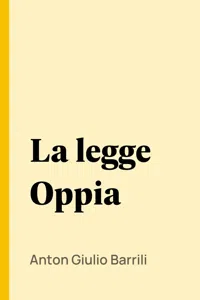 La legge Oppia_cover