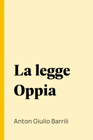 La legge Oppia