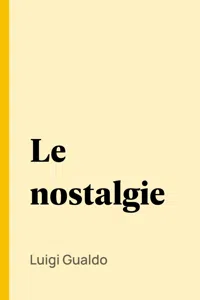 Le nostalgie_cover