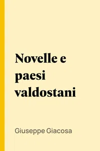 Novelle e paesi valdostani_cover