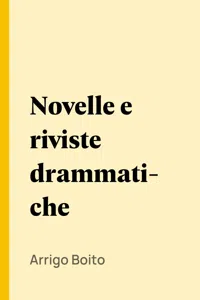 Novelle e riviste drammatiche_cover