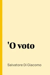 'O voto_cover