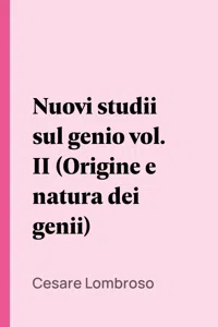 Nuovi studii sul genio vol. I_cover