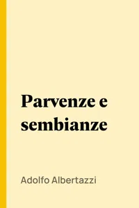 Parvenze e sembianze_cover