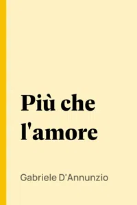 Più che l'amore_cover