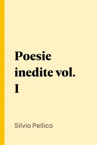 Poesie inedite vol. I_cover