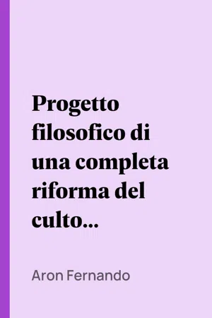 Progetto filosofico di una completa riforma del culto e dell'educazione politico-morale del popolo ebreo, Tomo II