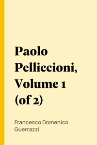 Paolo Pelliccioni, Volume 1_cover