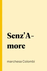 Senz'Amore_cover