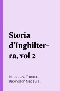 Storia d'Inghilterra, vol 2_cover