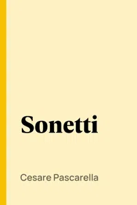 Sonetti_cover