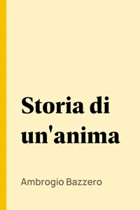 Storia di un'anima_cover