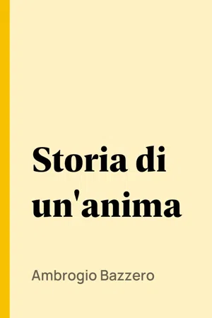 Storia di un'anima