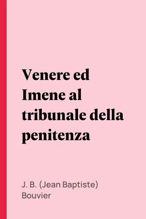 Venere ed Imene al tribunale della penitenza