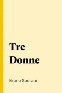 Tre Donne_cover