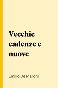 Vecchie cadenze e nuove_cover