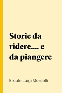 Storie da ridere.... e da piangere_cover