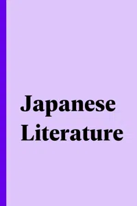 Japanese Literature_cover