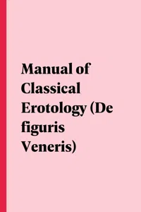 Manual of Classical Erotology_cover