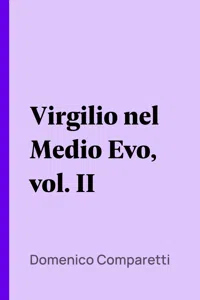 Virgilio nel Medio Evo, vol. II_cover