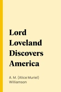 Lord Loveland Discovers America_cover