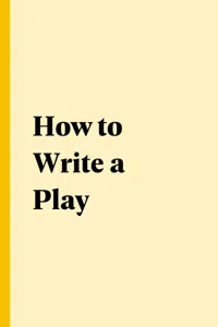 How to Write a Play_cover